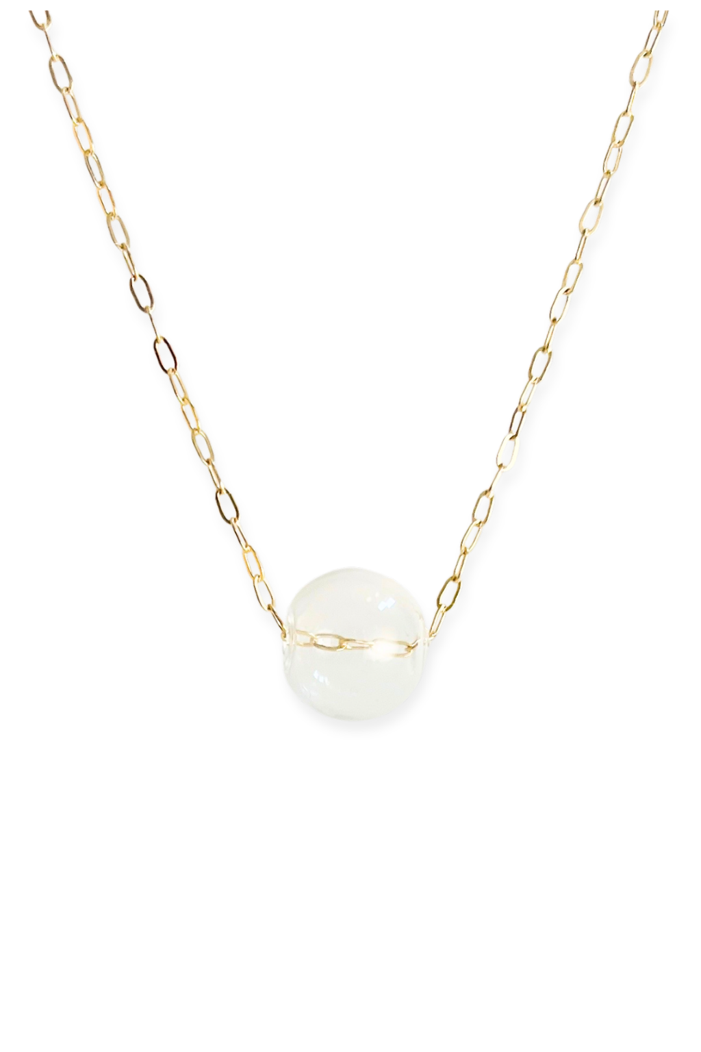 Mar Pendant Necklace | Blown Glass &amp; 14k Gold Fill