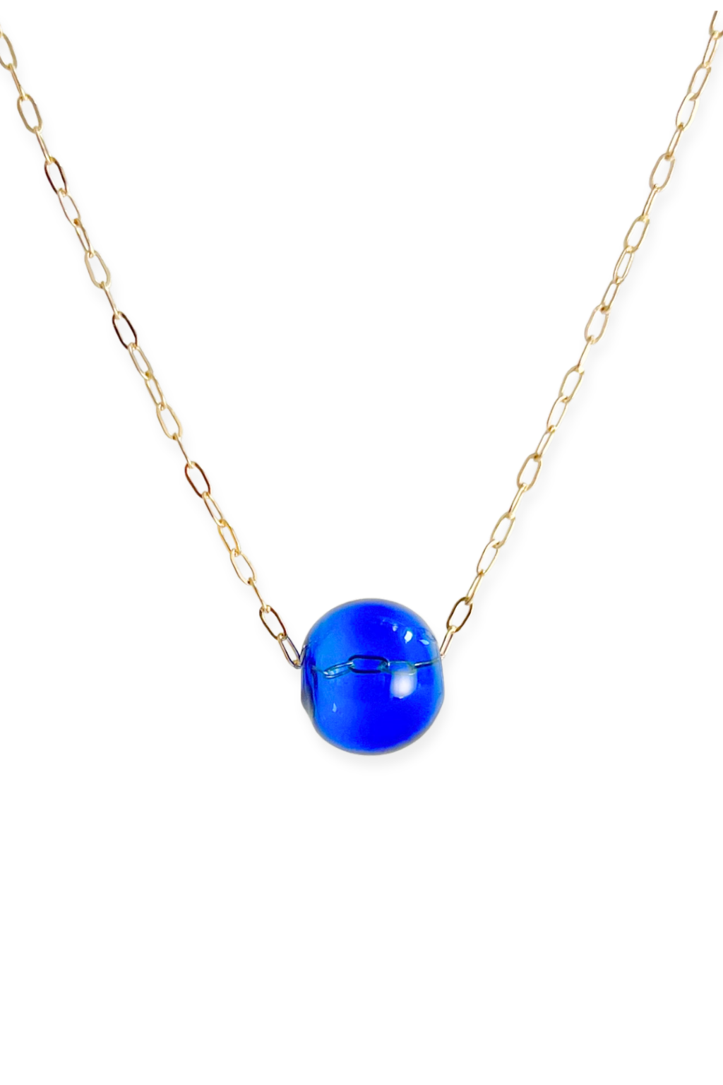 Mar Pendant Necklace | Blown Glass &amp; 14k Gold Fill