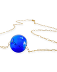 Mar Pendant Necklace | Blown Glass & 14k Gold Fill