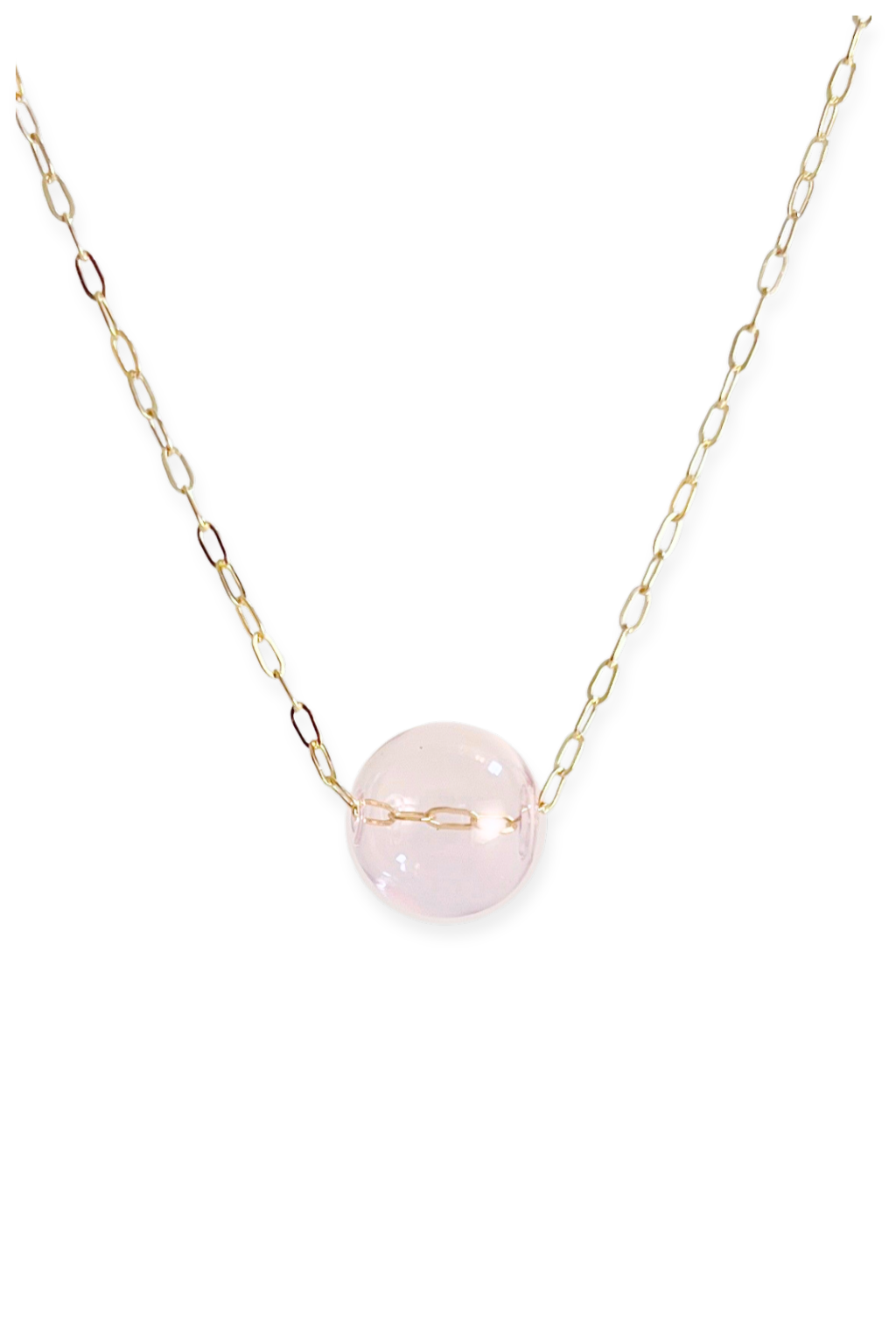 Mar Pendant Necklace | Blown Glass &amp; 14k Gold Fill