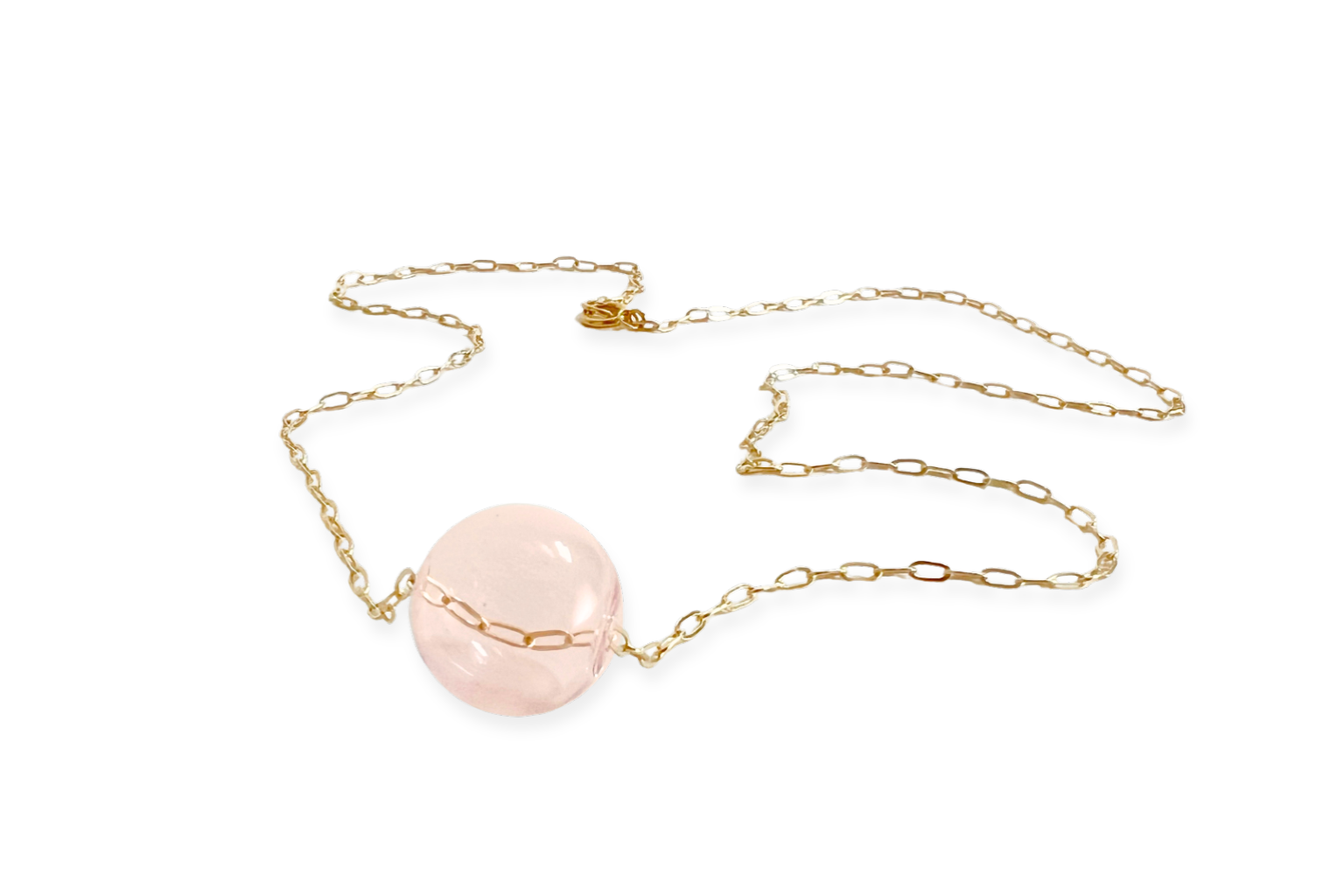 Mar Pendant Necklace | Blown Glass &amp; 14k Gold Fill