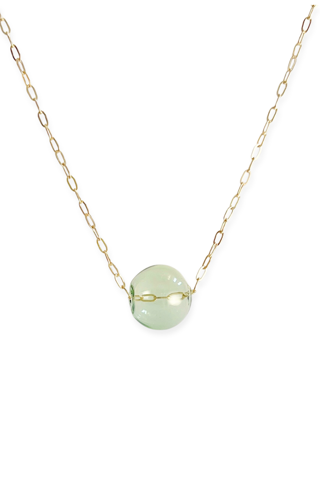 Mar Pendant Necklace | Blown Glass &amp; 14k Gold Fill