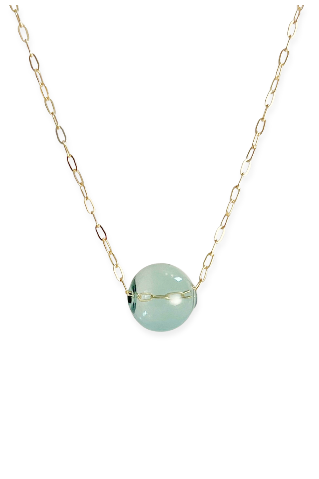 Mar Pendant Necklace | Blown Glass &amp; 14k Gold Fill