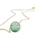 Mar Pendant Necklace | Blown Glass & 14k Gold Fill