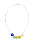 Meri Multi-Sphere Necklace | Blown Glass & 14k Gold Fill