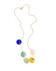 Meri Multi-Sphere Necklace | Blown Glass & 14k Gold Fill