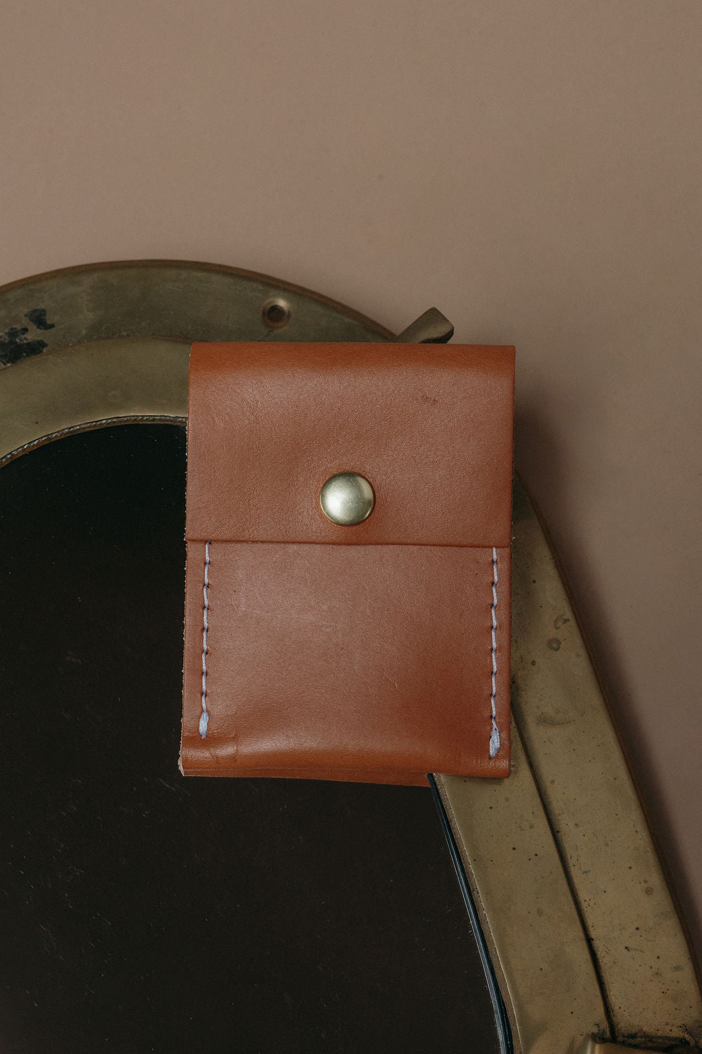 Nan Wallet | Leather and Brass