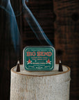 Indulge in the rich aromas of Big Bend National Park with Good &amp; Well Supply Co's hand-dipped incense cones. Encased in a robust aluminum tin, these cones are thoughtfully designed, with the lid serving as a convenient burning surface. With notes of charred wood, amber, smoky embers, and spice, you'll be transported to an evening camping in Big Bend.&nbsp;