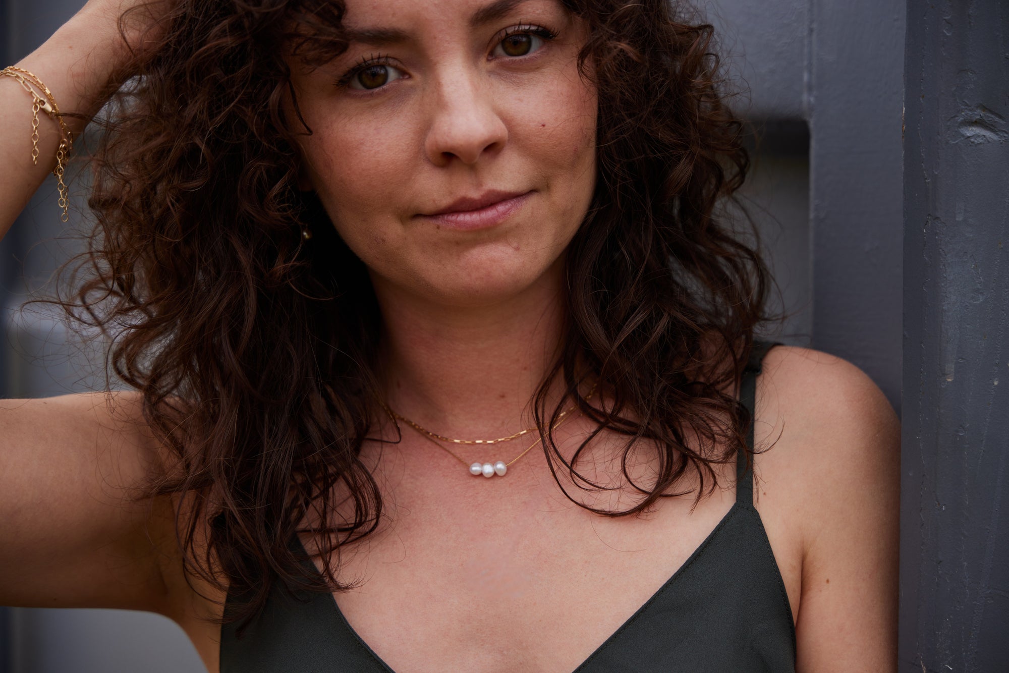 Perla Necklace | Freshwater Pearls on 14K Gold-Filled Chain