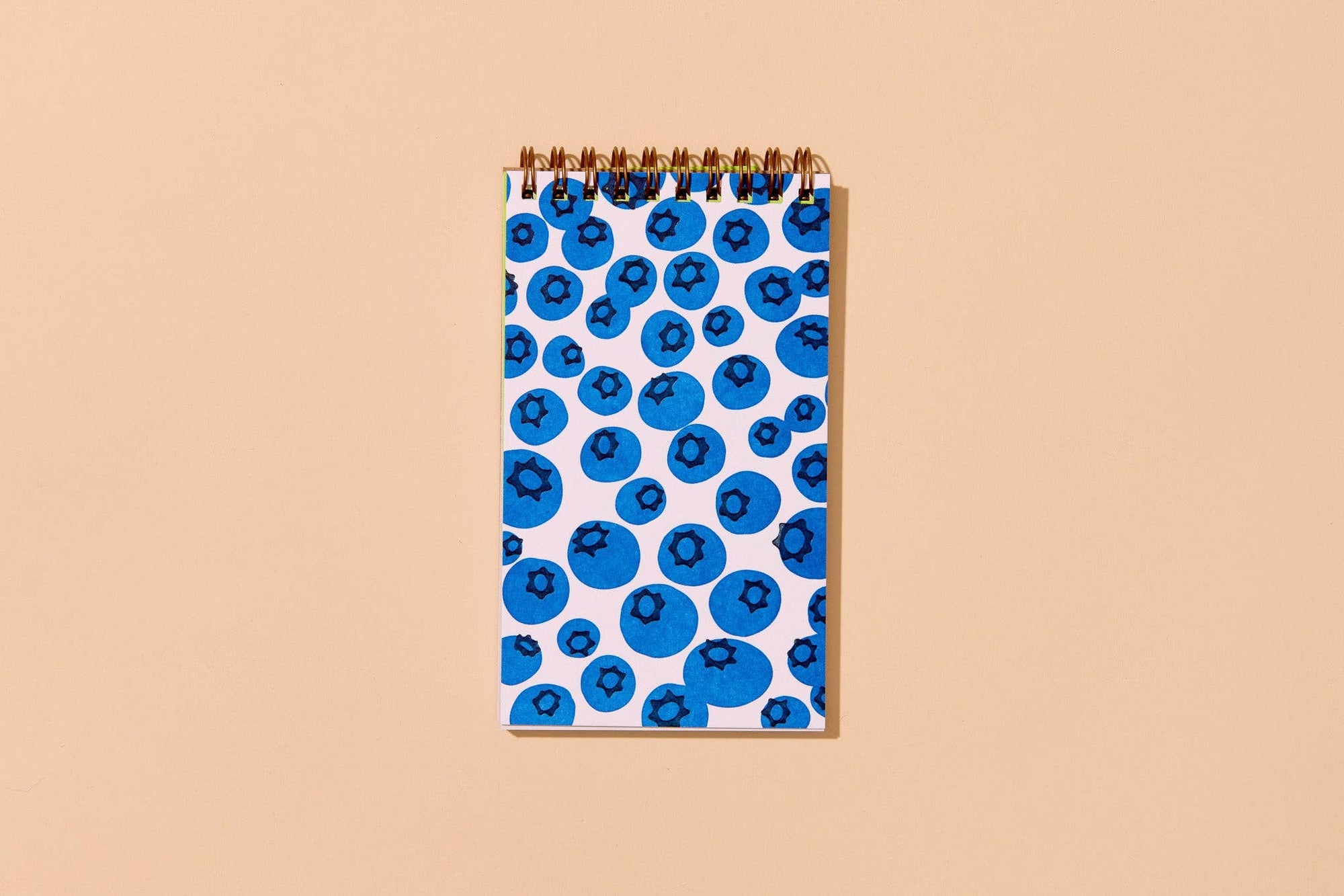 Blueberry pocket notebook with letterpress cover and 60 lined pages. Great for lists, notes, and ideas. Made in the USA using recycled paper.