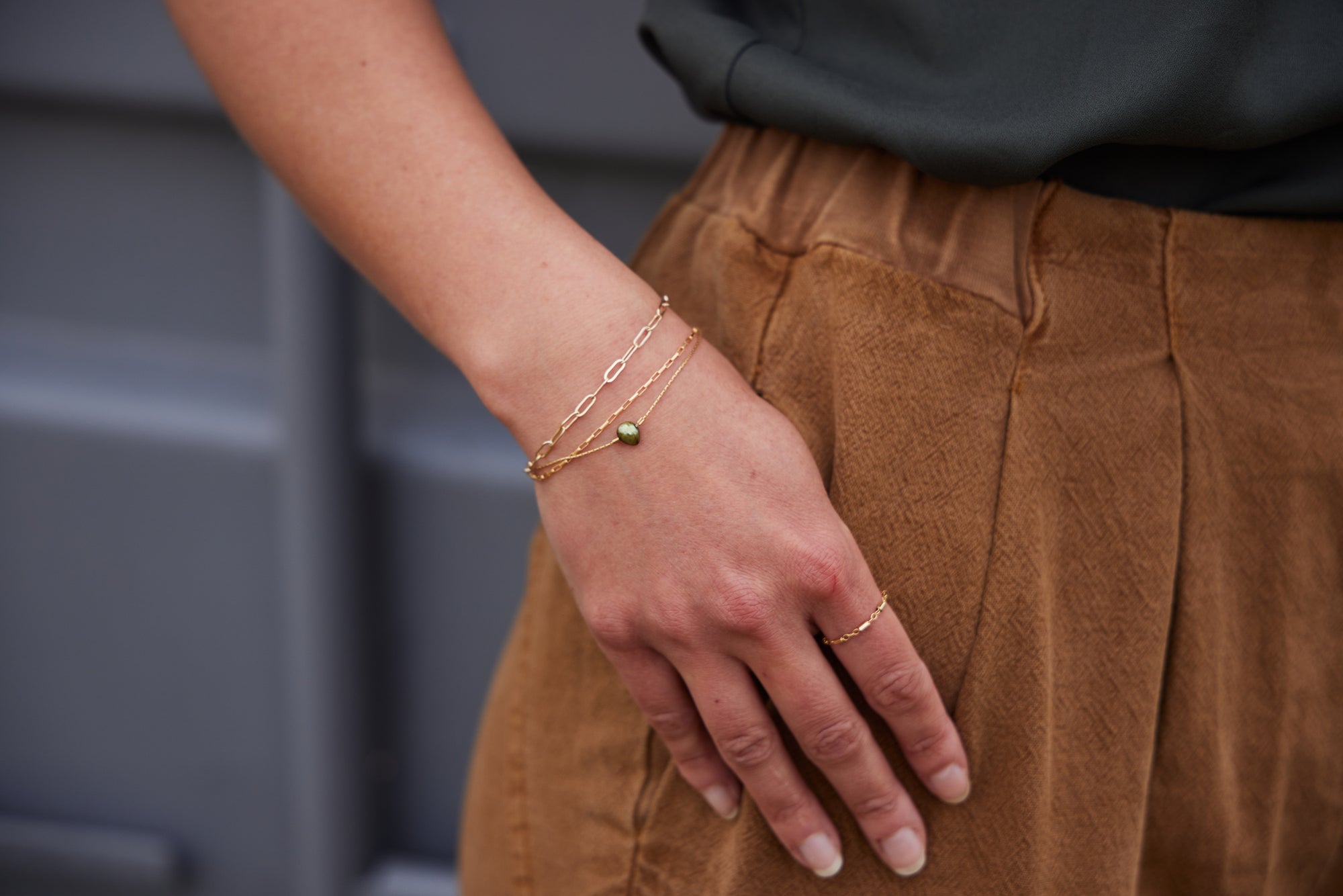 Perla Bracelet | Freshwater Pearls on 14K Gold-Filled Chain