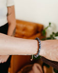 Shirin Gemstone Bracelet | Gemstones and 14K Gold-filled on Leather