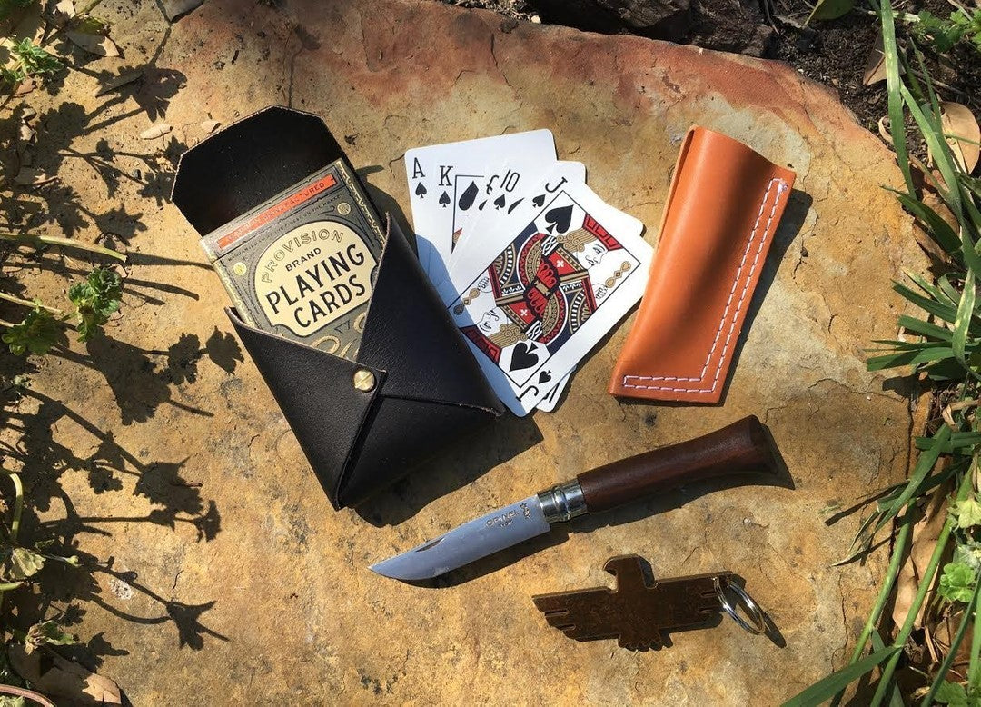 King Playing Card Set | Leather