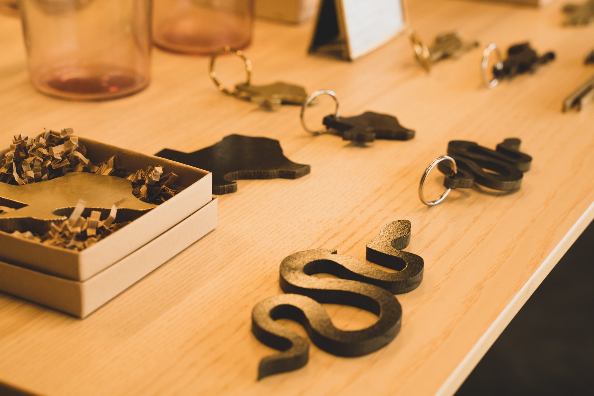 Sidewinder Bottle Opener Keychain | Steel or Copper