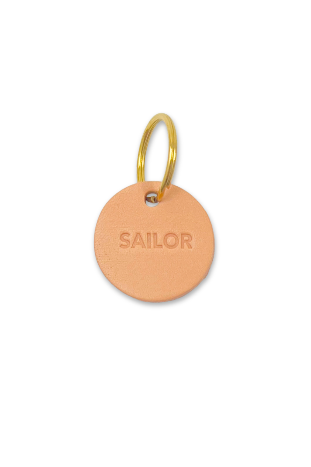Sailor Keychain | Leather and Solid Brass