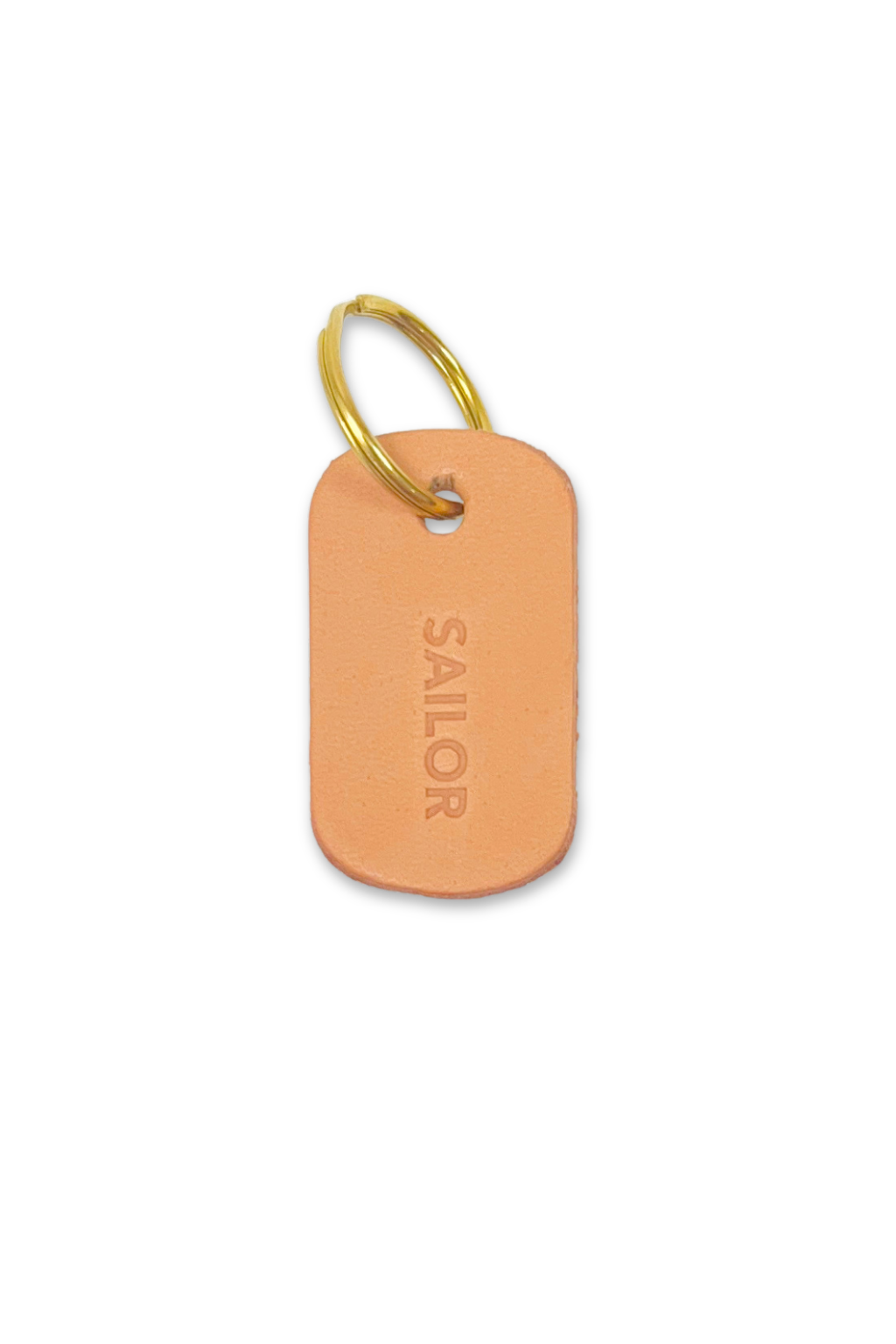 Sailor Keychain | Leather and Solid Brass