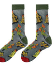 Step up your sock game with these fun, transparent sheer socks. Each pair features playful designs that add a subtle pop of personality to any outfit. Lightweight and breezy, they’re perfect for layering with sneakers, heels, or flats for a whimsical, stylish touch.