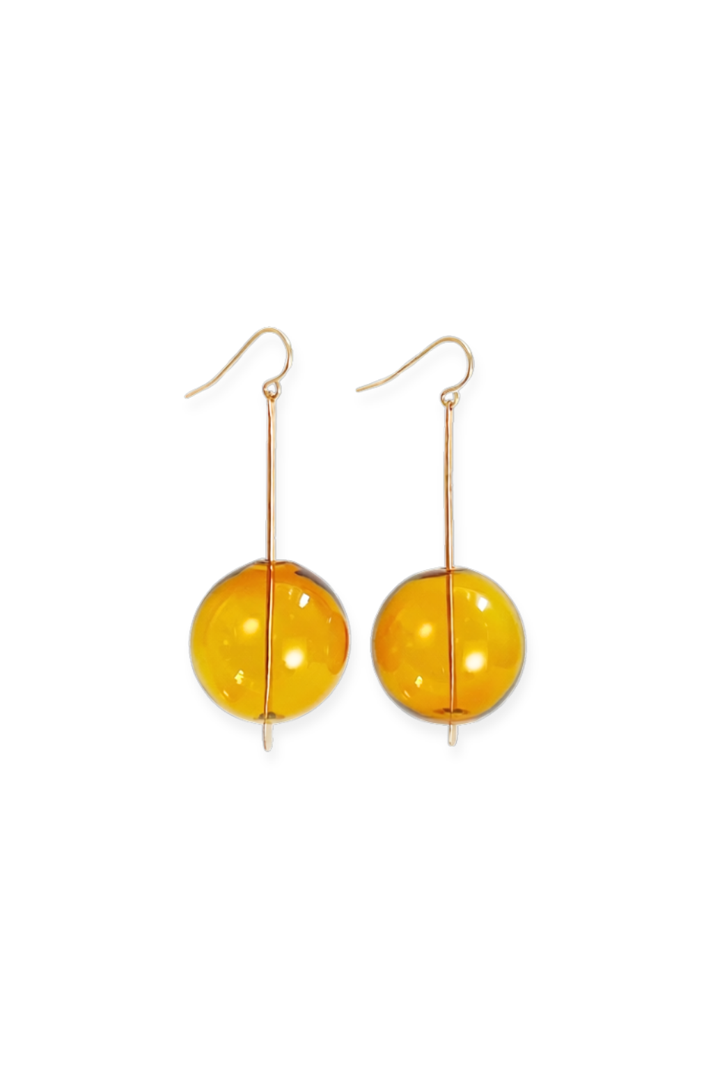 Sjø Earrings | Blown Glass Spheres &amp; 14k Gold-fill