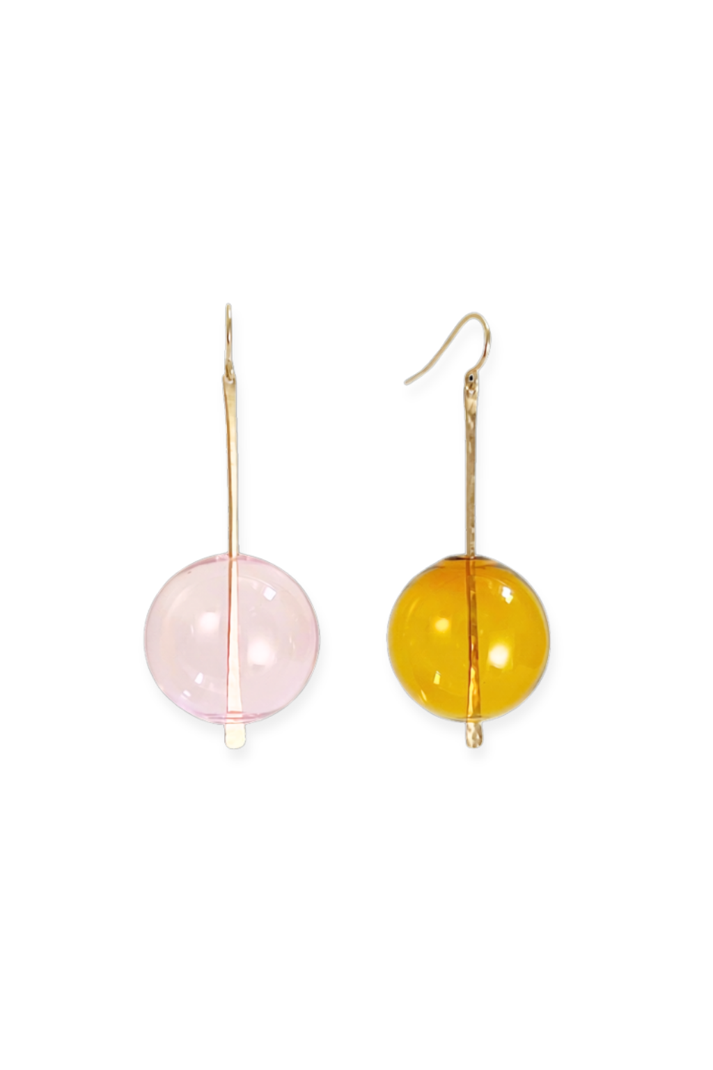 Sjø Earrings | Blown Glass Spheres &amp; 14k Gold-fill