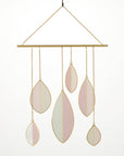 Brighten any room with this pink & green stained glass suncatcher with copper accents—elegant, modern, and perfect as a gift.