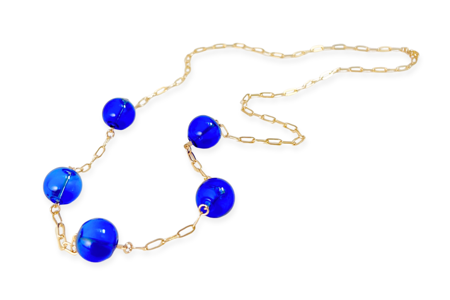 Tai Layering Necklace | Blown Glass &amp; 14k Gold Fill