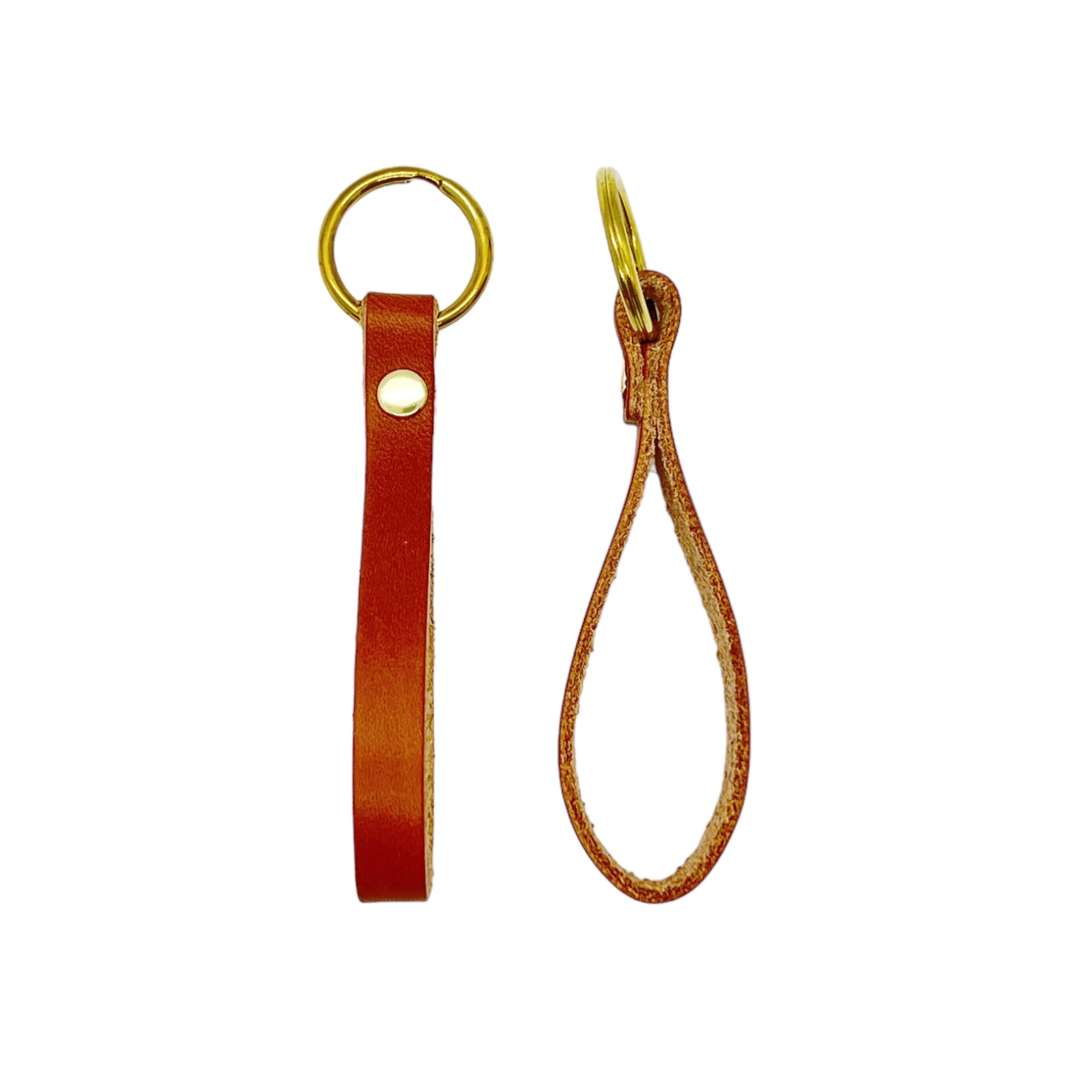 Tango Key Fob | Leather and Brass