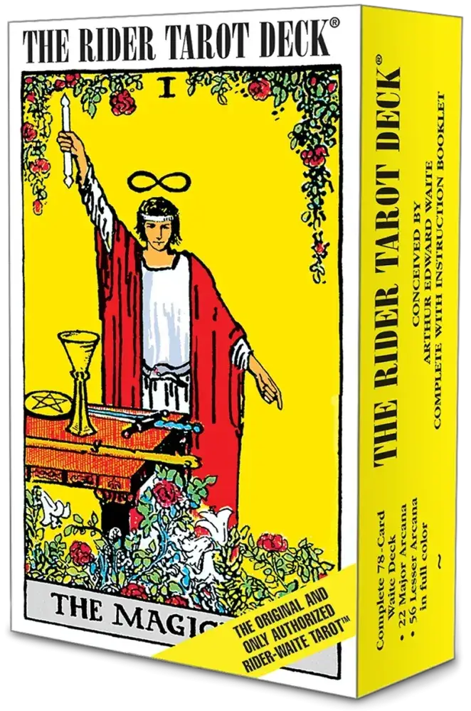 The original Rider-Waite® Tarot deck. Pamela Colman Smith's iconic 1909 illustrations with full scenes on every card. Perfect for beginners &amp; collectors.