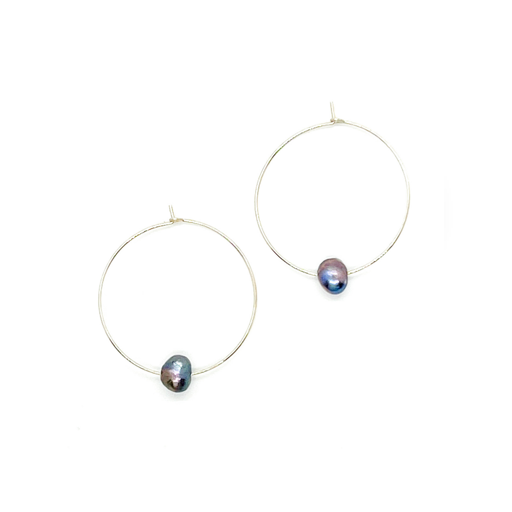 Perla Hoop Earring | Freshwater Pearls on 14K Gold-Filled Wire