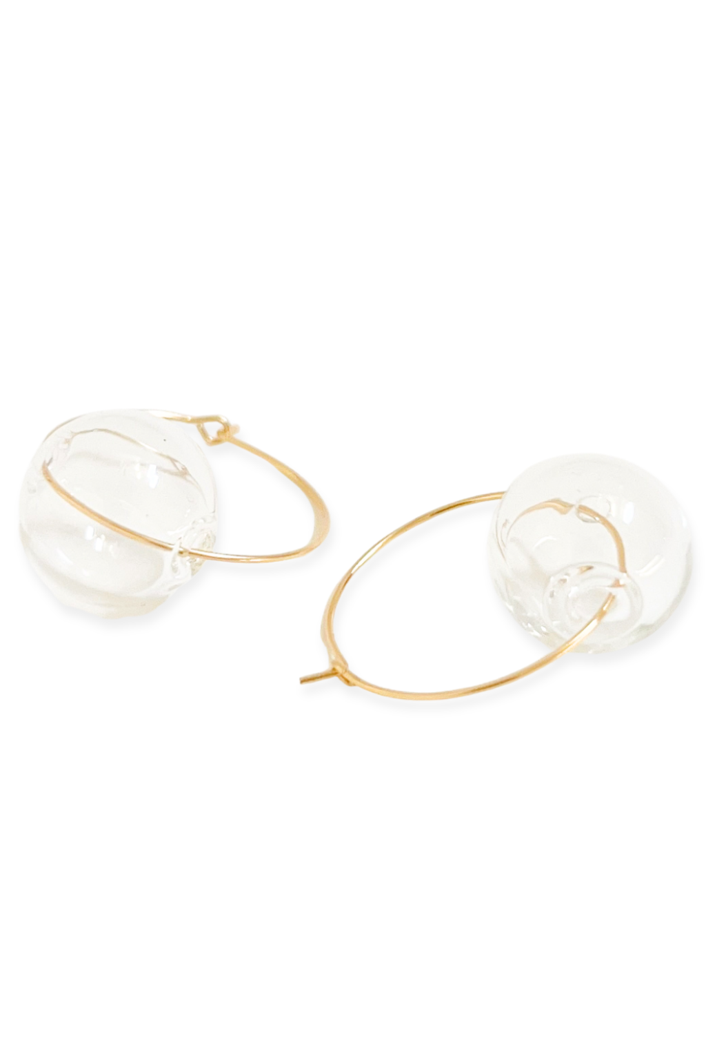 Zee Hoop Earrings | Blown Glass &amp; 14k Gold Fill