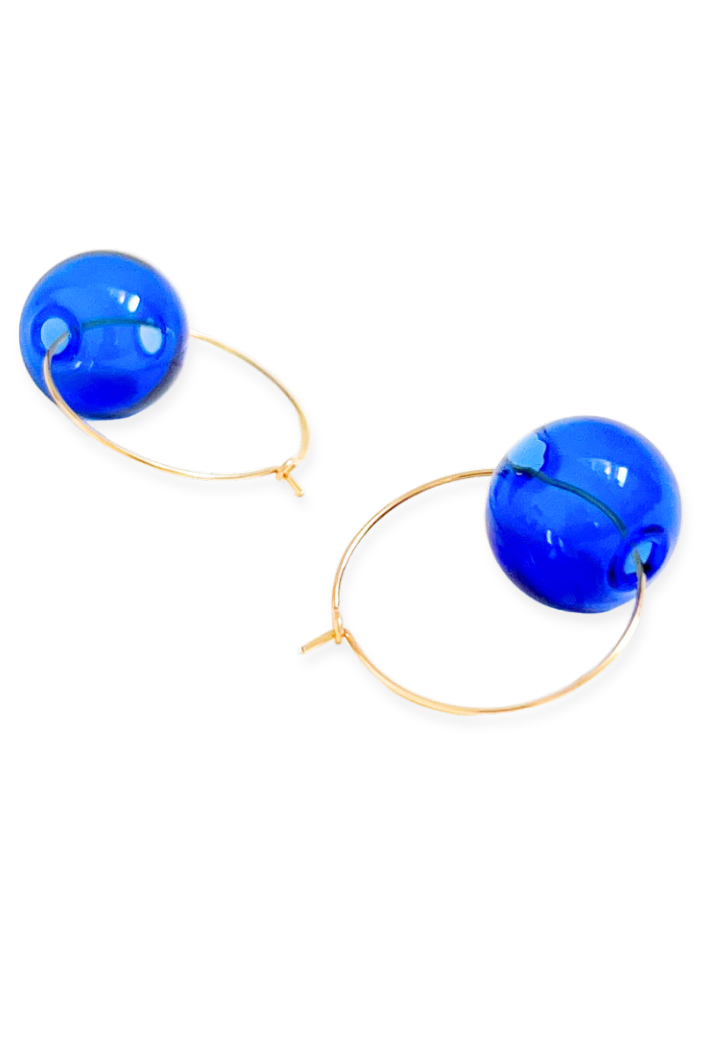 Zee Hoop Earrings | Blown Glass &amp; 14k Gold Fill