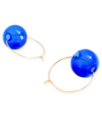 Zee Hoop Earrings | Blown Glass & 14k Gold Fill