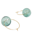 Zee Hoop Earrings | Blown Glass & 14k Gold Fill