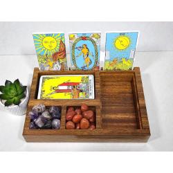 Wooden Valet or Tarot Card Vibe Tray