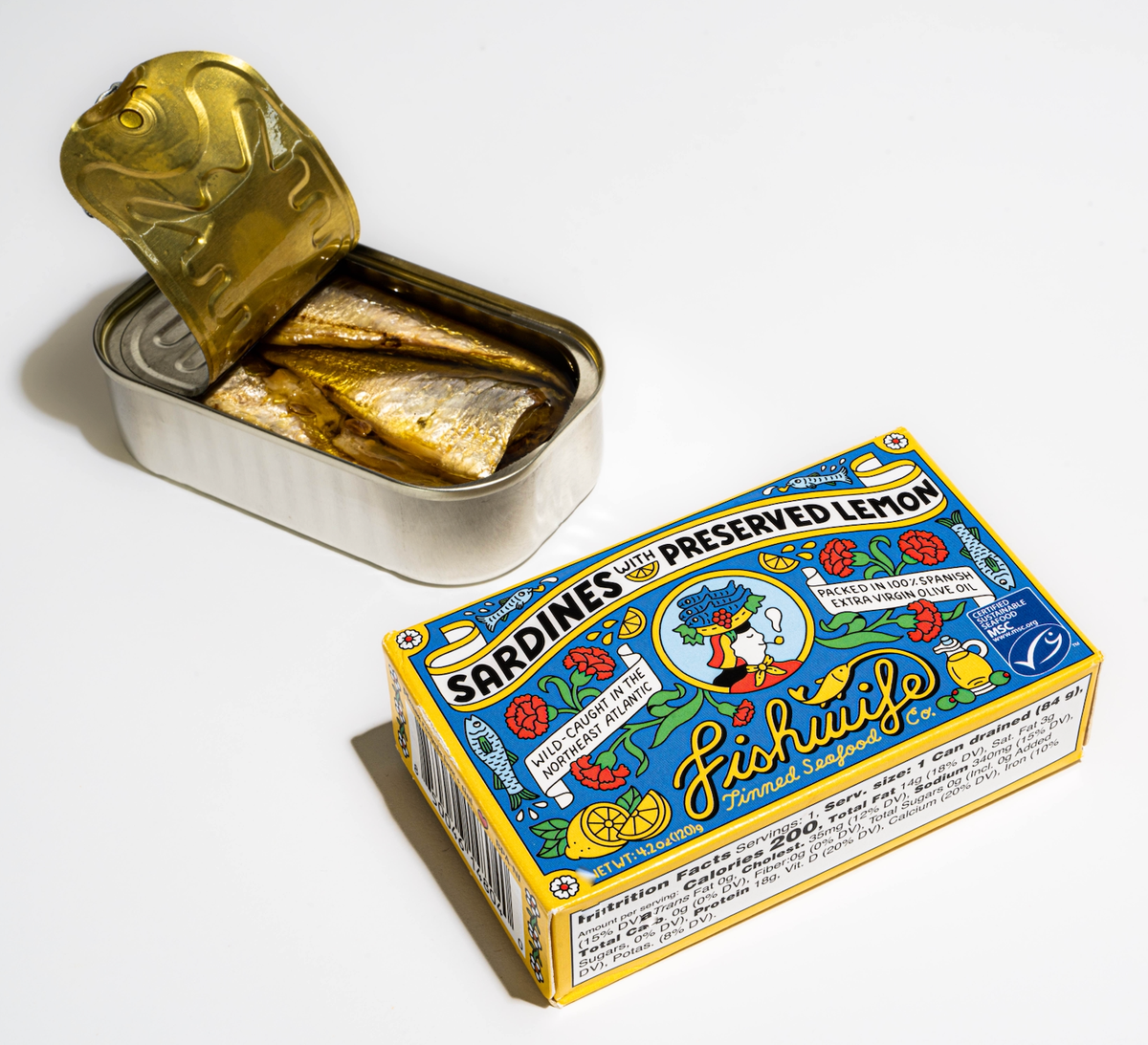 Tinned Fish | Sardines with Preserved Lemon