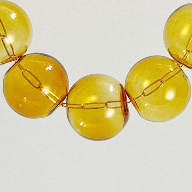 Òkun Bubble Bracelet | Blown Glass &amp; 14k Gold Fill