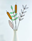 Stained Glass | White Wildflower
