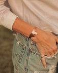 Año Cuff Bracelet | Silver & Brass