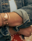 Año Cuff Bracelet | Silver & Brass