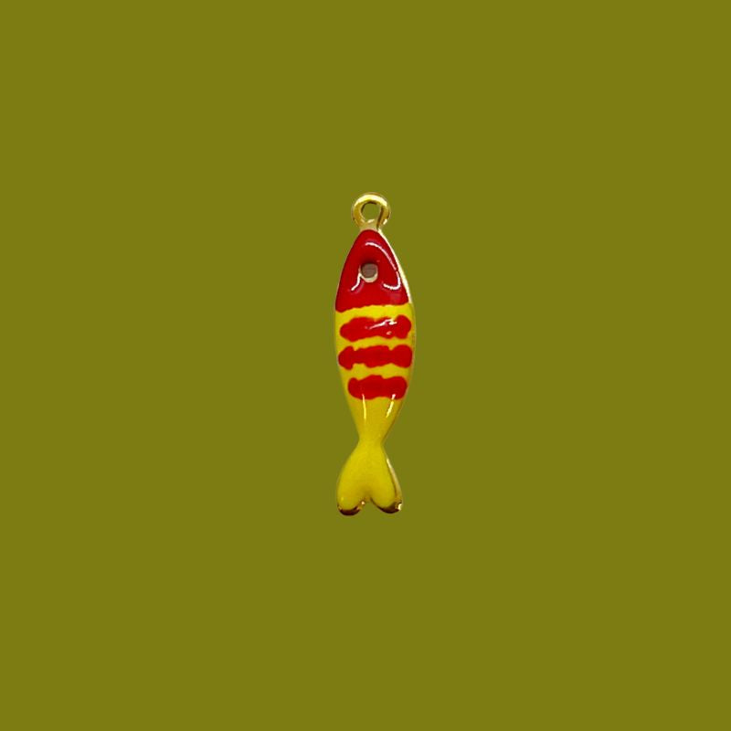 Charm | Enameled Fish Charm