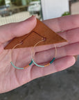 Dusk Hoop Earring | Japanese Glass Beads on 14k Gold-Filled Wire