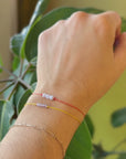 Aria Bracelet | Silk and Gemstone