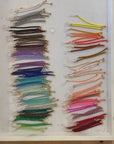 Pick your perfect color.

The Irena Bracelet is made to order in your choice of color from a wide selection of solid hues. It’s an easy way to create something just for you.

Each bracelet is handcrafted with beautiful Japanese glass beads on an adjustable cord that comfortably fits most wrists. You can choose from three metal finishes: 14k gold-filled with silk cord, sterling silver with silk cord, or brass with nylon cord. The Irena is simple, stackable, and uniquely yours.