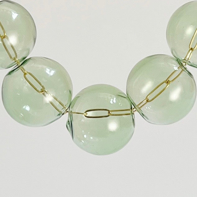 Òkun Bubble Bracelet | Blown Glass &amp; 14k Gold Fill