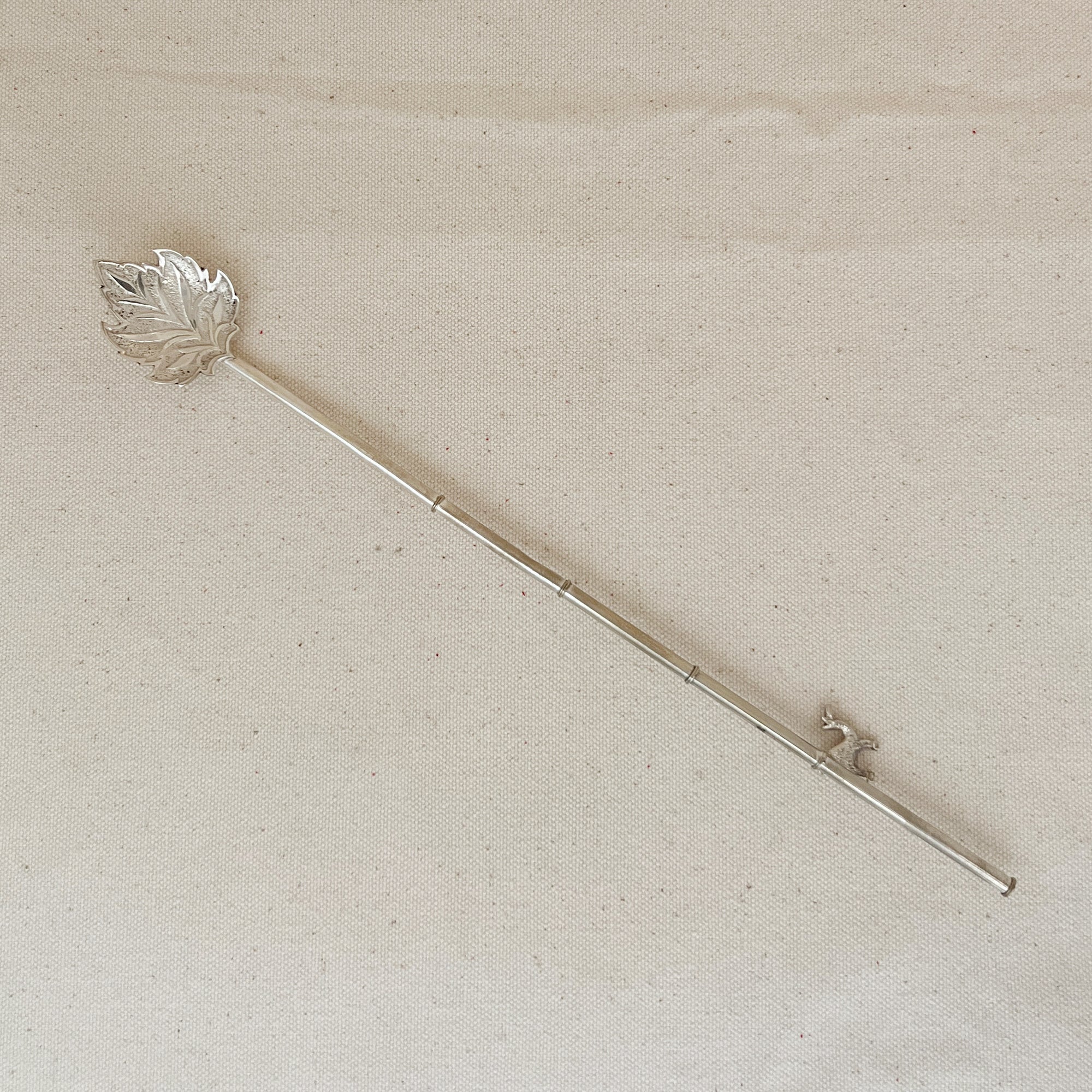 Vintage Sterling Silver Bar Spoon