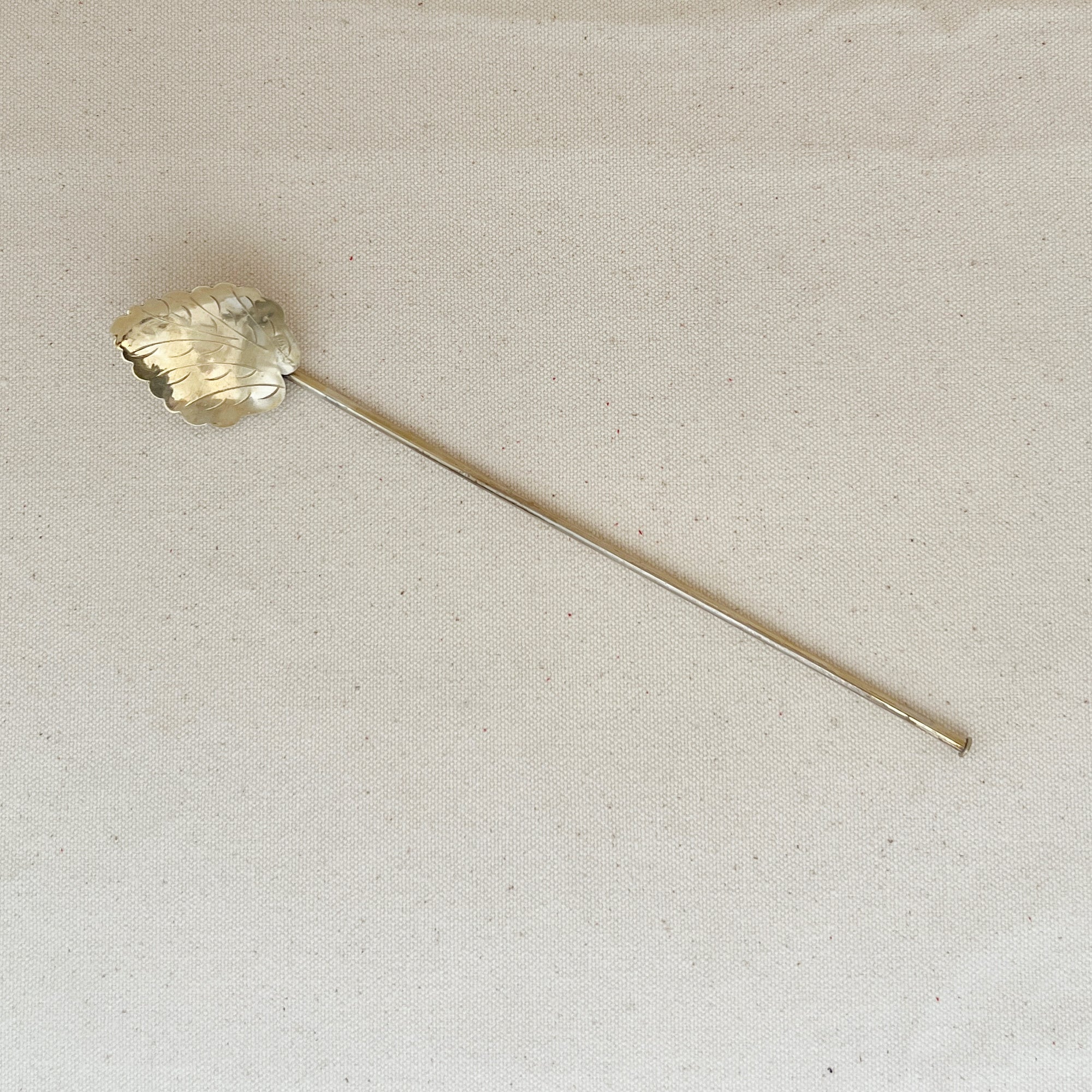 Vintage Sterling Silver Bar Spoon