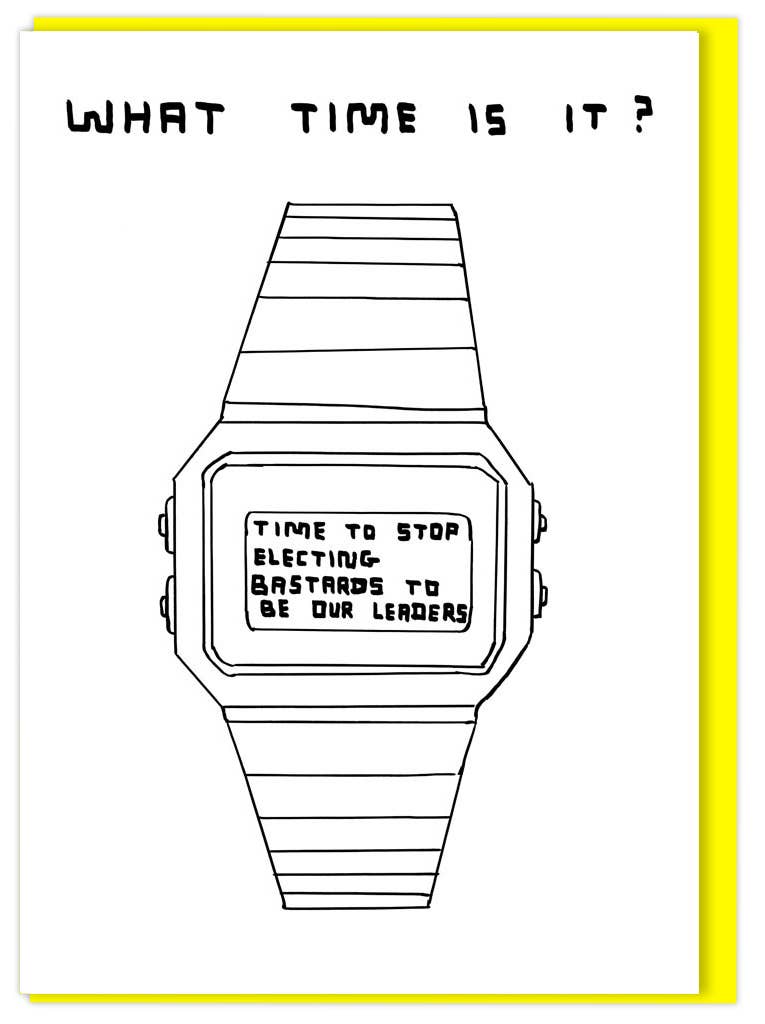 Greeting Card | What Time Is It?