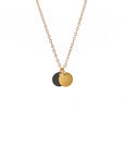 Eclipse Necklace | Brass, Steel & 14K Gold-filled