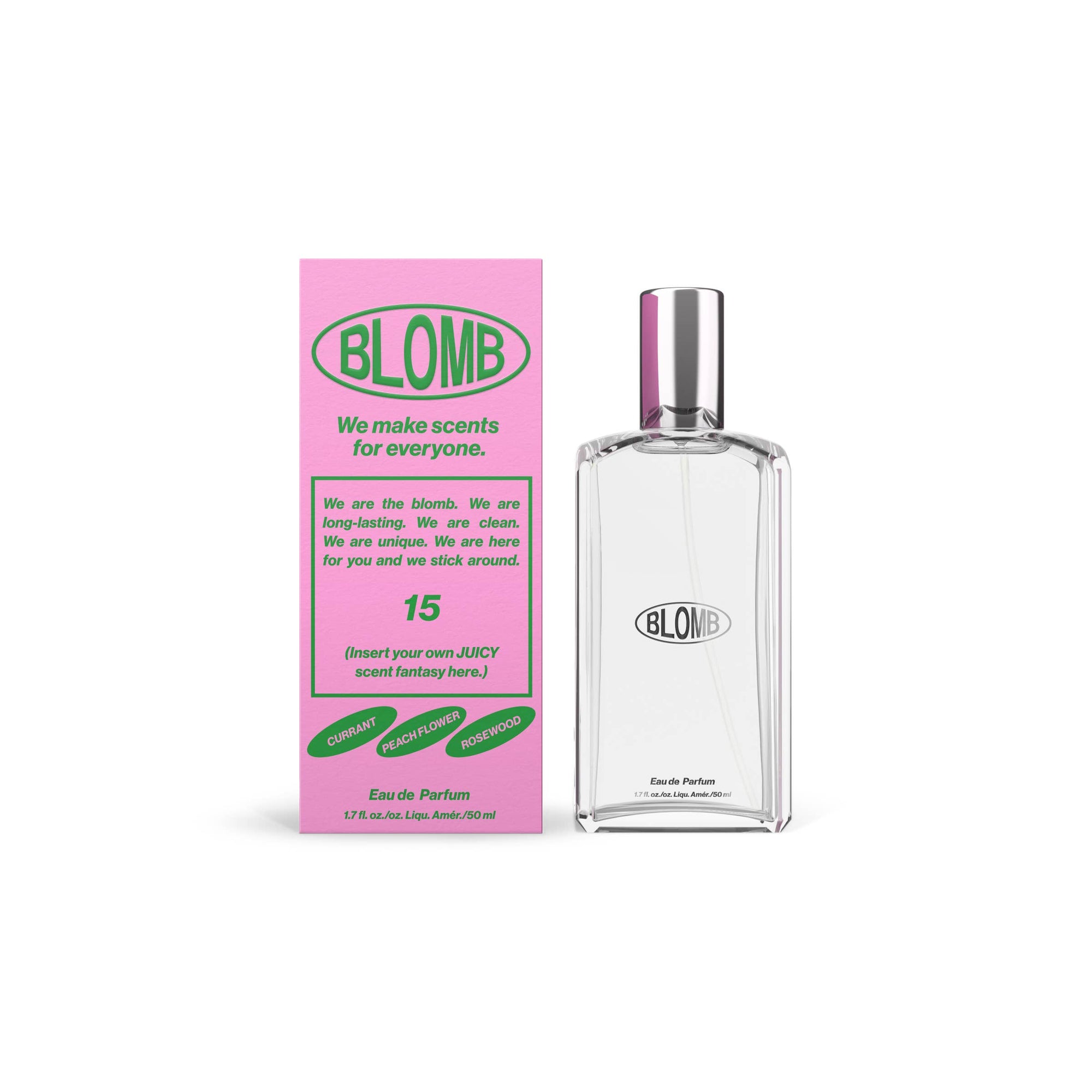 Captivating scent with black currant, peach flower & watermelon, warmed by rosewood & vanilla. A sensual, enchanting fragrance that lingers beautifully on skin.