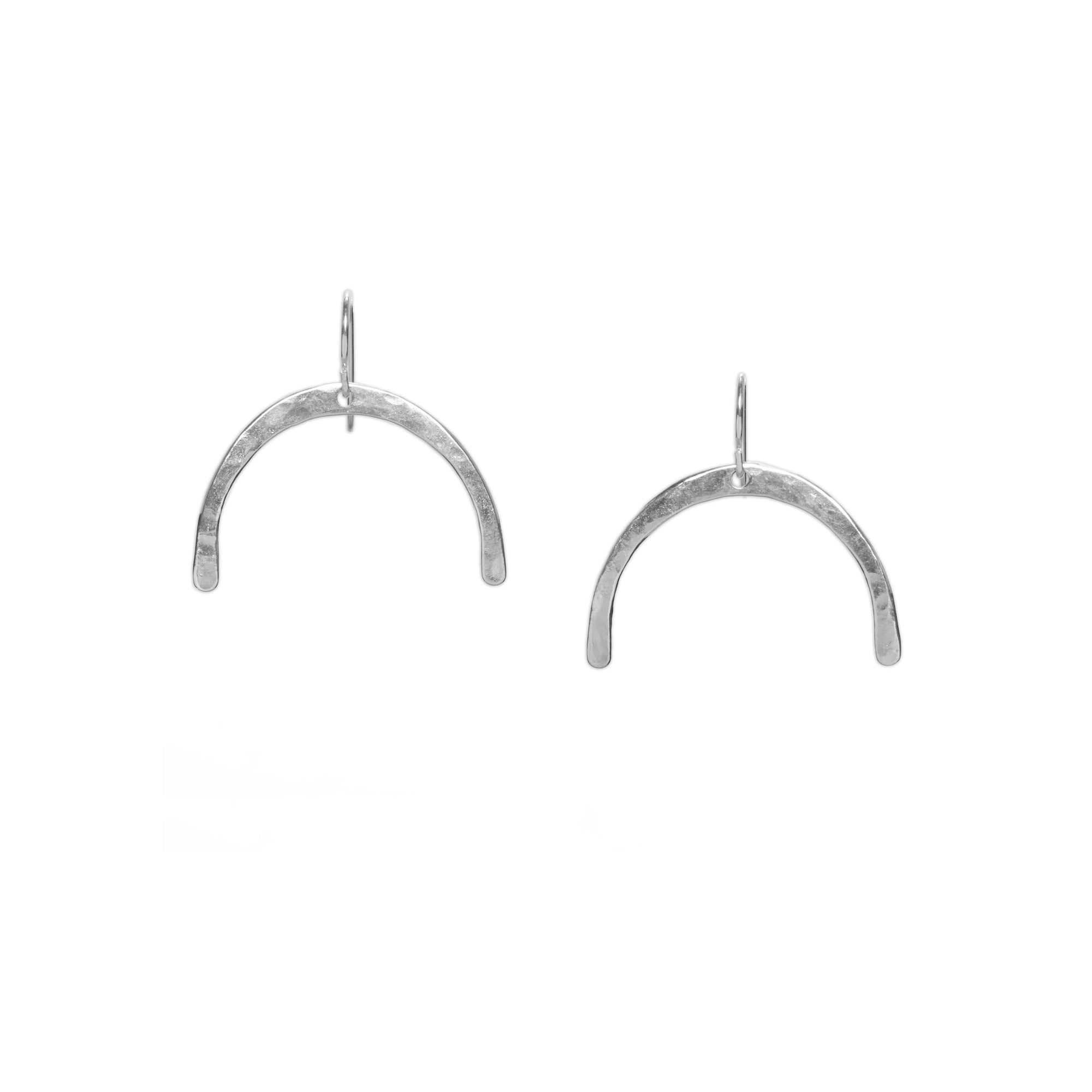 Frida Earrings | Forged Metal Shaped Dangles