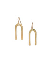 Frida Earrings | Forged Metal Shaped Dangles